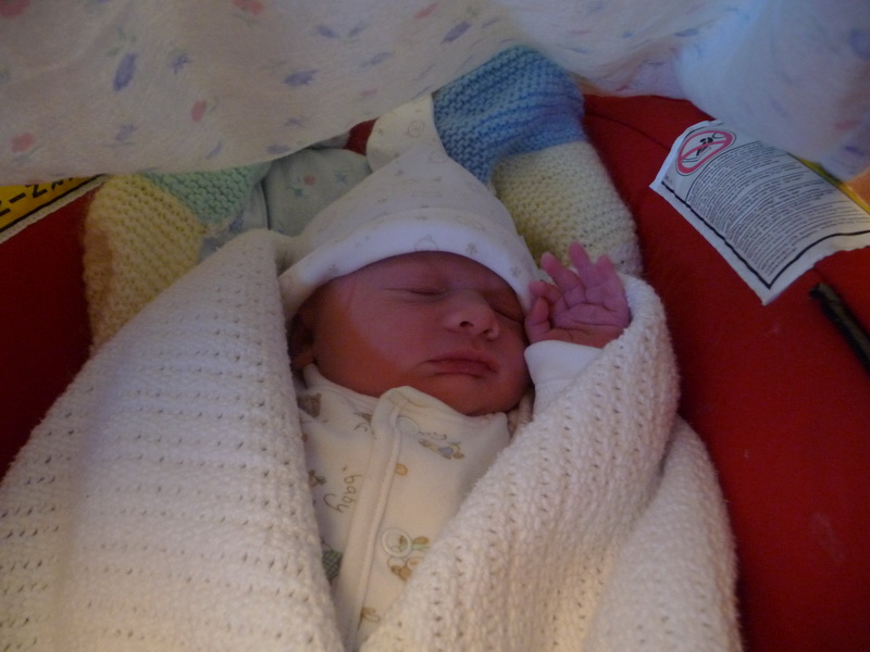 Hannah Elise a few hours old